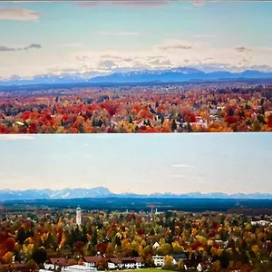Alpen-panorama - Einzigartige Privatsuite Hoch Ueber Muenchen, 12tes Og, Alpenblick, Loggia, Whirlpool, 15 Minuten Zum Zentrum, Ruhe Und Erholung In Der Stadt Fuer Privat Und Geschaeftlich Reisende München